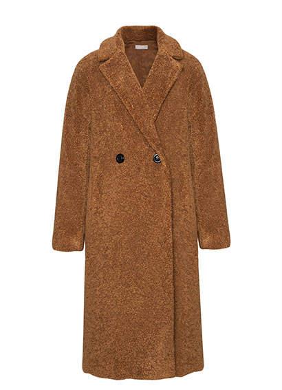 Women’s lapel collar in shepherd Overcoat